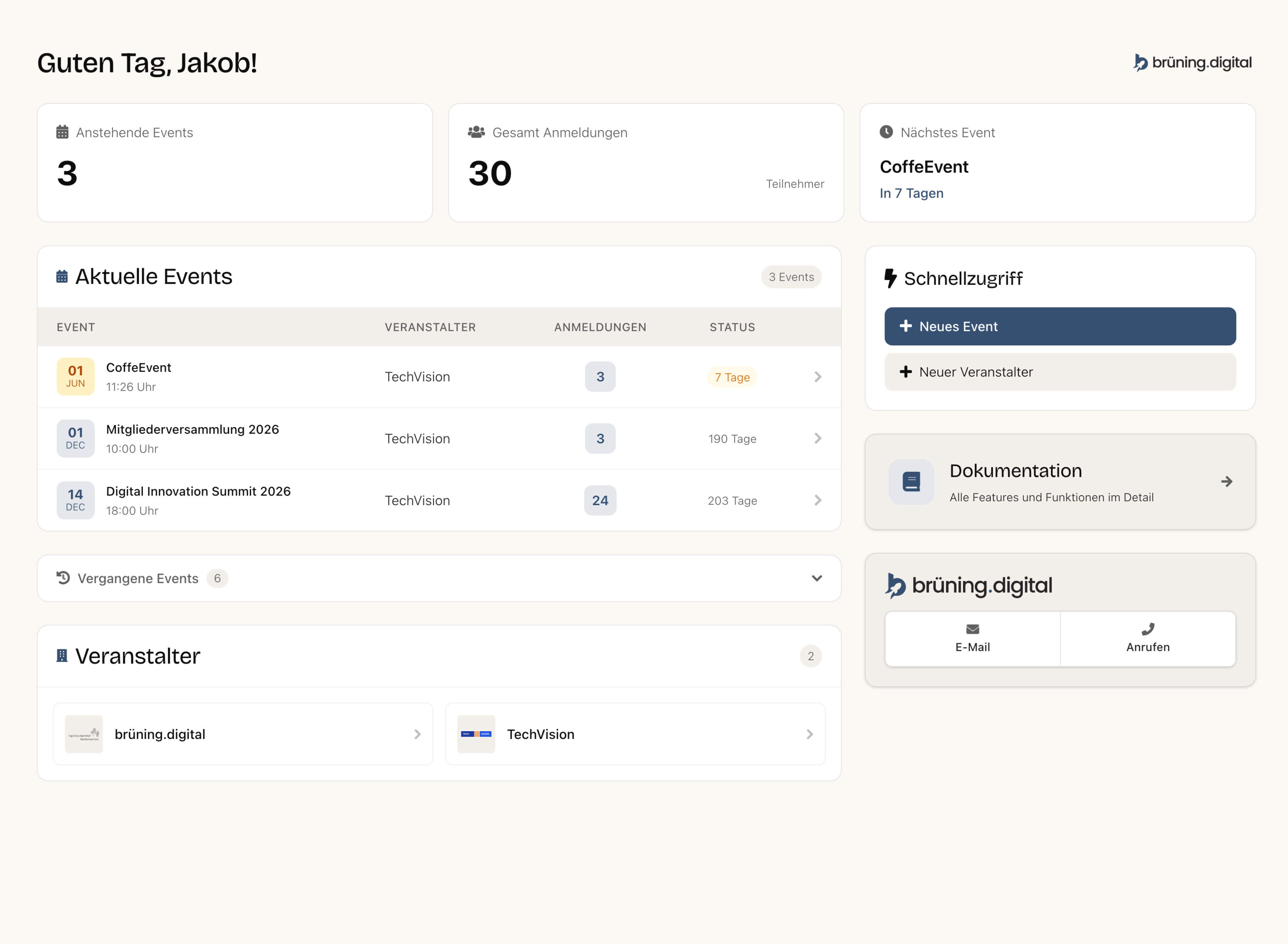 agora Dashboard